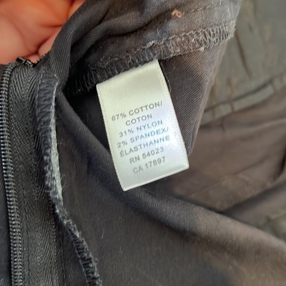 Banana Republic Women’s Pant Harrison Stretch Black Size 10 Straight Leg - Picture 8 of 10